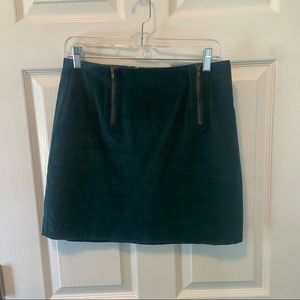 Emerald Corduroy Skirt